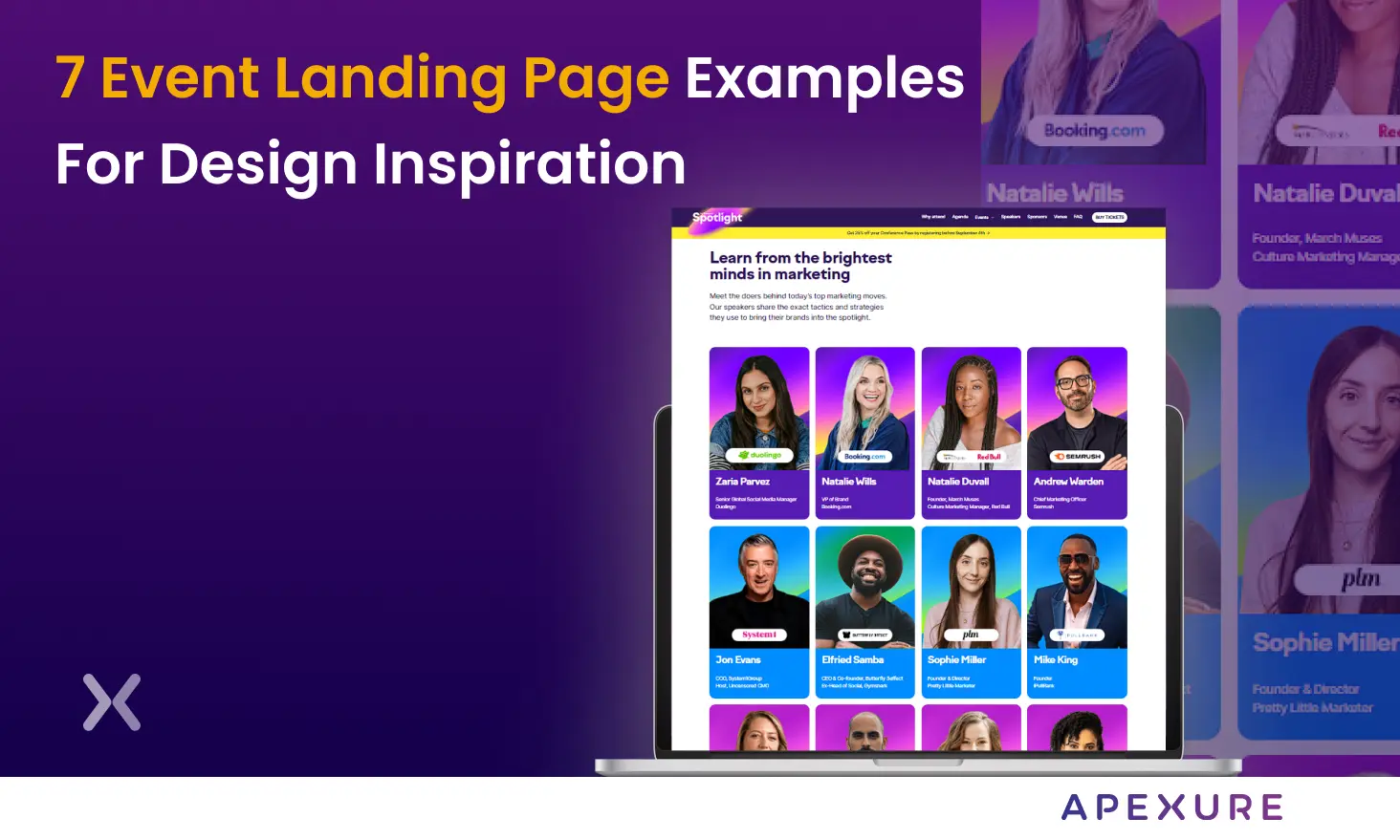 7 Event Landing Page Examples For Design Inspiration